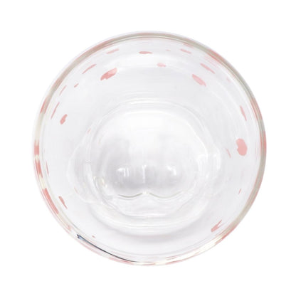 Vaso de Cristal Patita de Gato Floral - 250ml
