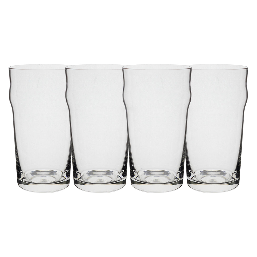 Set de 4 Vasos Cerveceros de Cristal - 420 ml