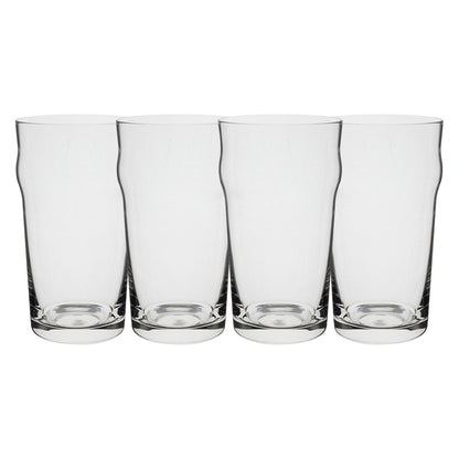 Set de 4 Vasos Cerveceros de Cristal - 420 ml