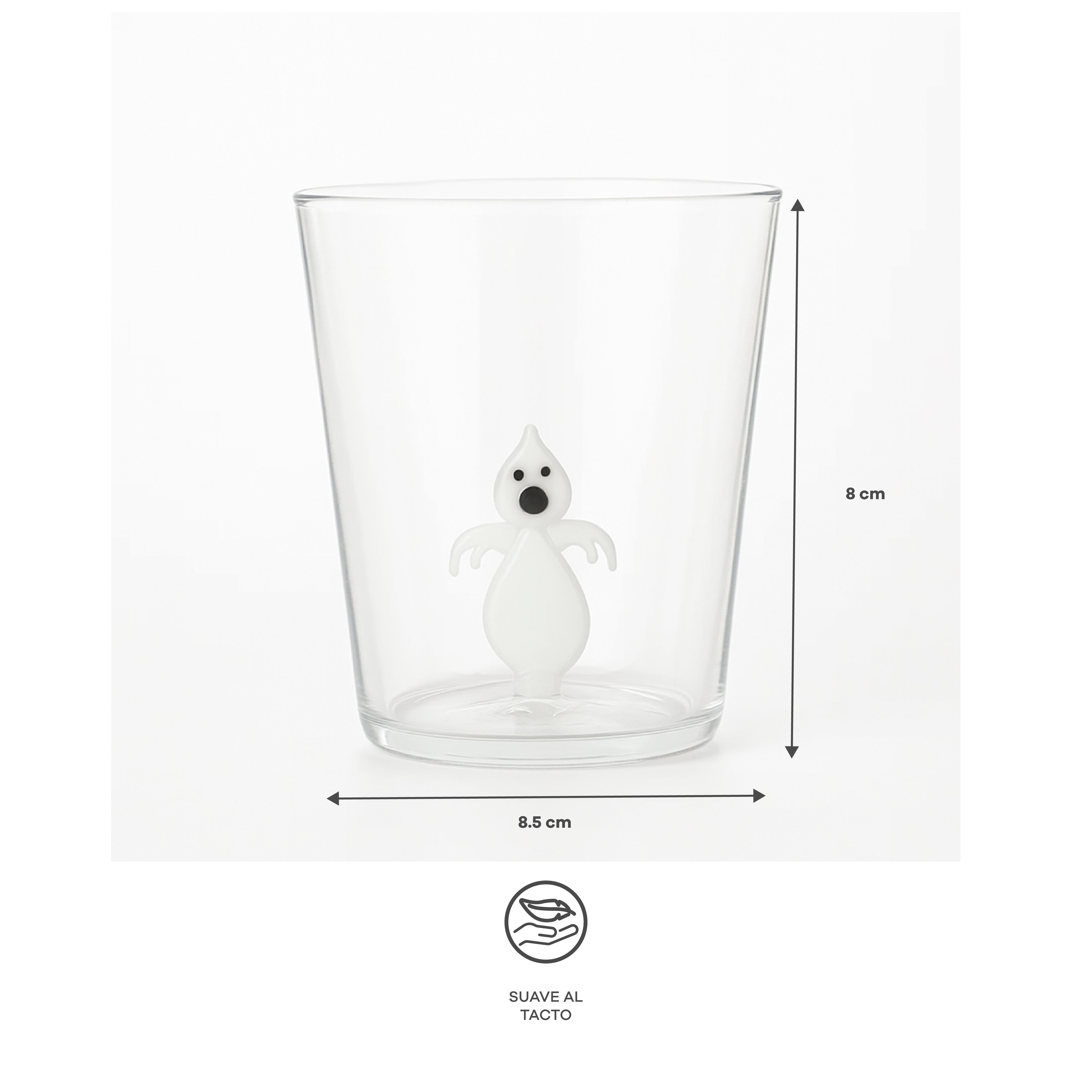 Vaso de Cristal de Fantasma - 400 ml