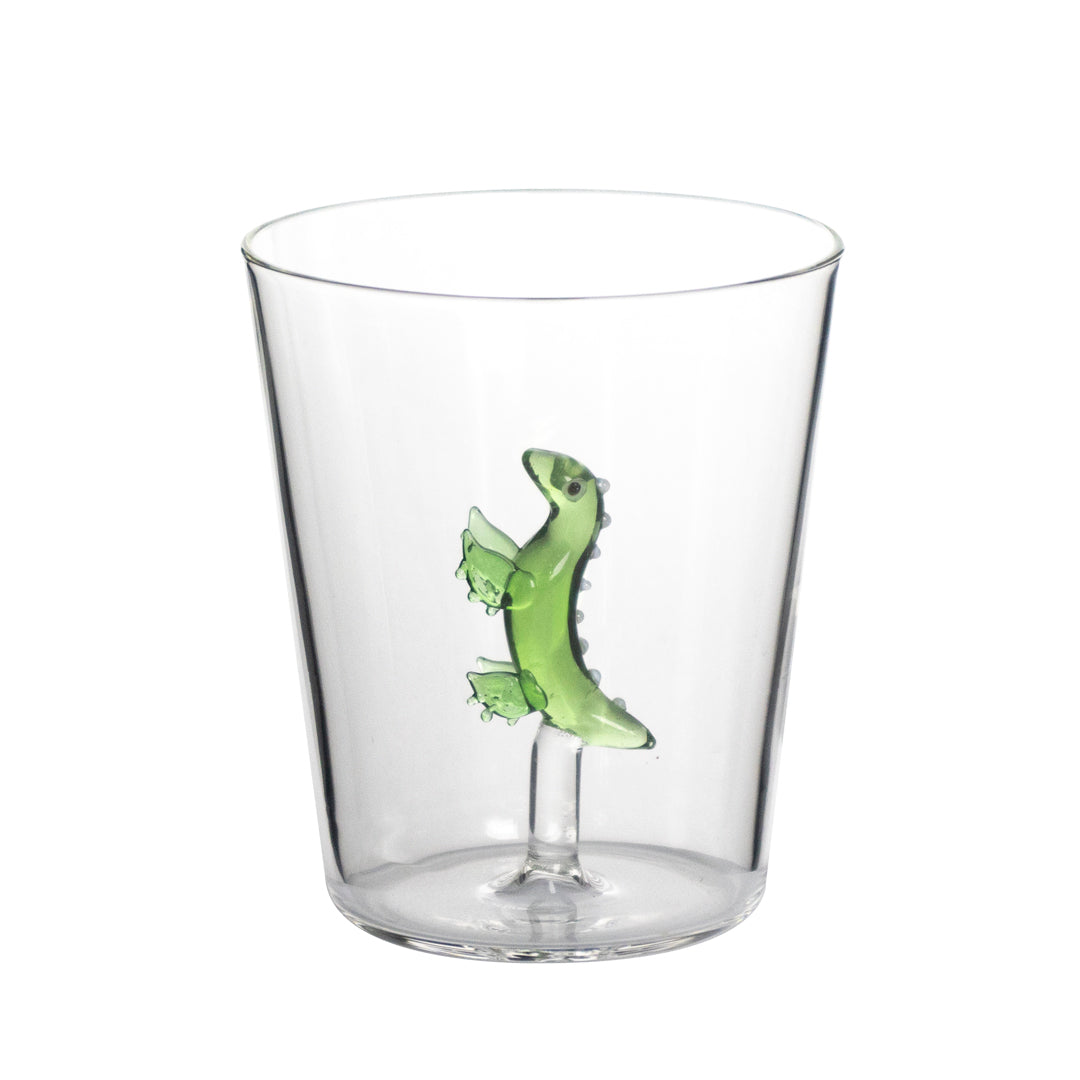 Vaso de Cristal con Figura de Dinosaurio - 400 ml