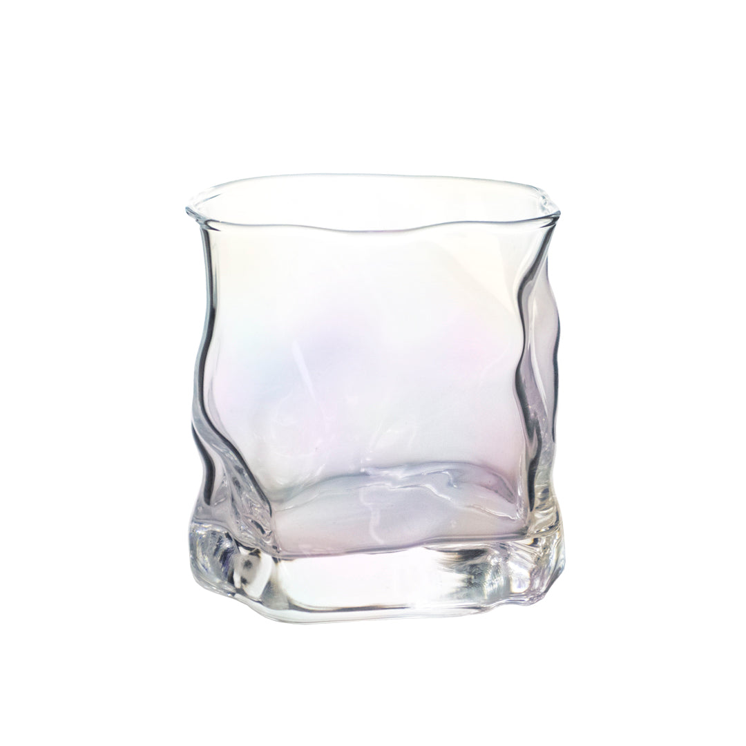 Set de 4 Vasos Whisky Electrochapados Tornasol - 414 ml