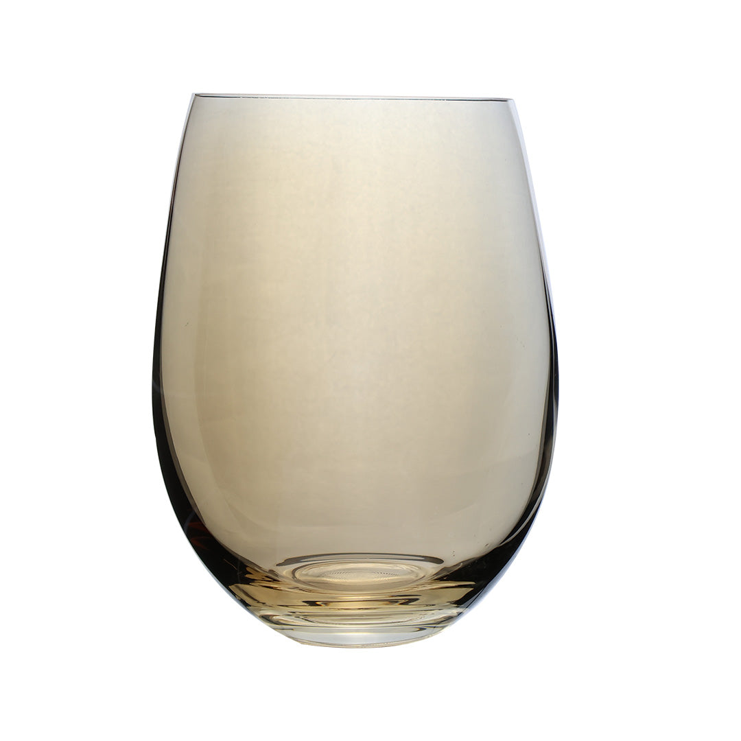 Set de 6 Vasos Transparentes Ámbar – 500 ml