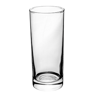 Set de 6 Vasos Altos de Cristal Transparente - 295 ml