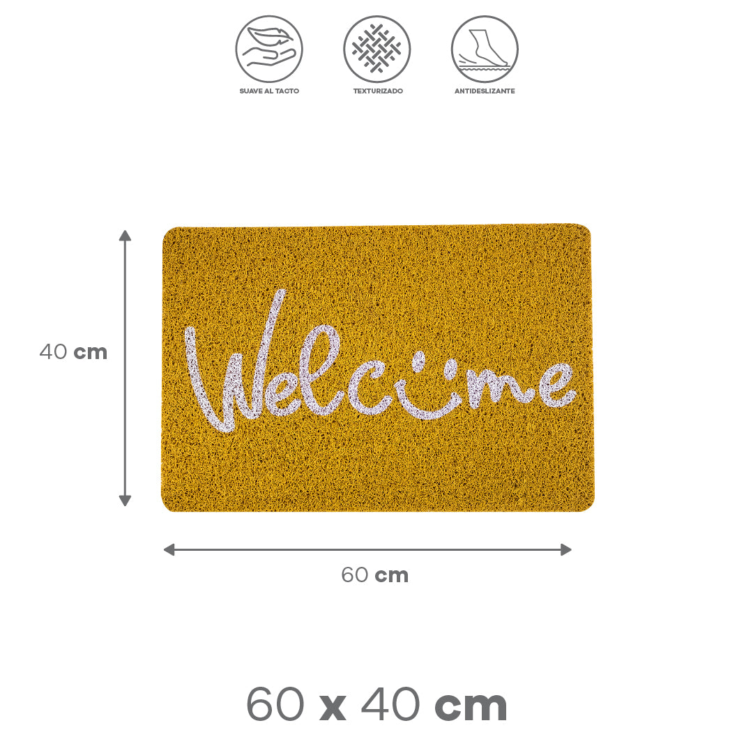 Tapete Café Claro "WELCOME"