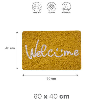 Tapete Café Claro "WELCOME"