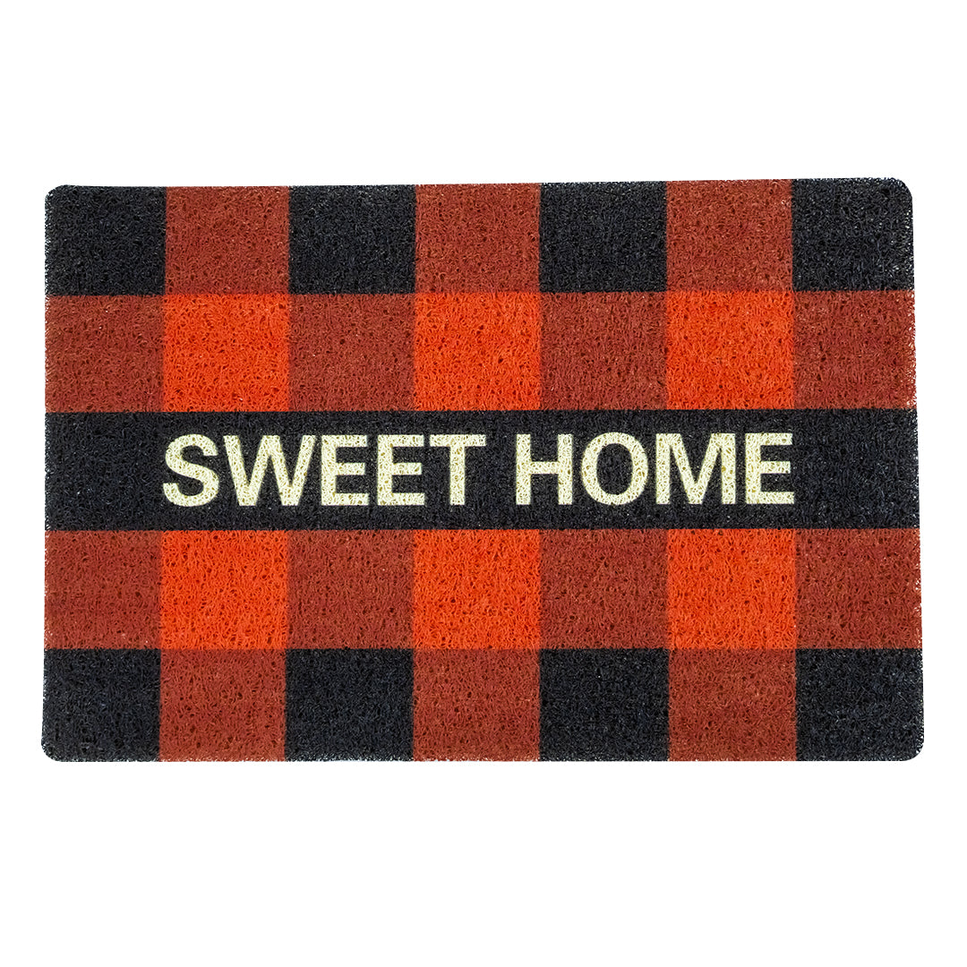 Tapete Naranja/Negro "SWEET HOME"