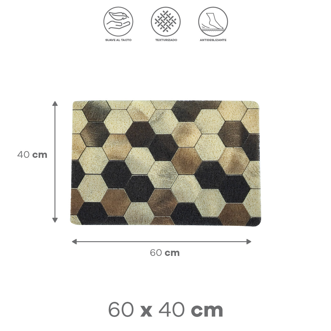 Tapete Minimalista Geométrico Café