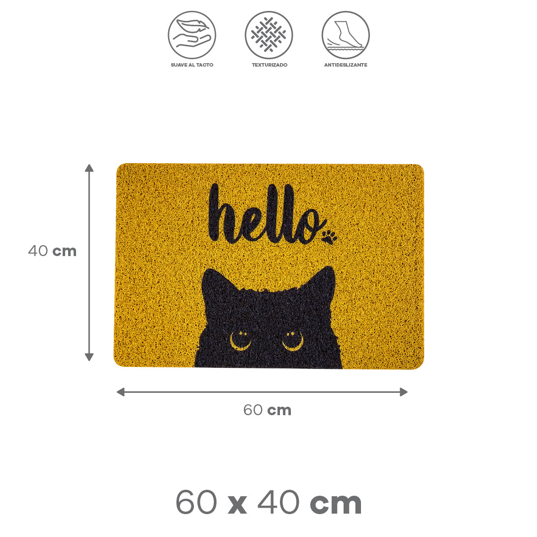 Tapete Café Claro "HELLO"