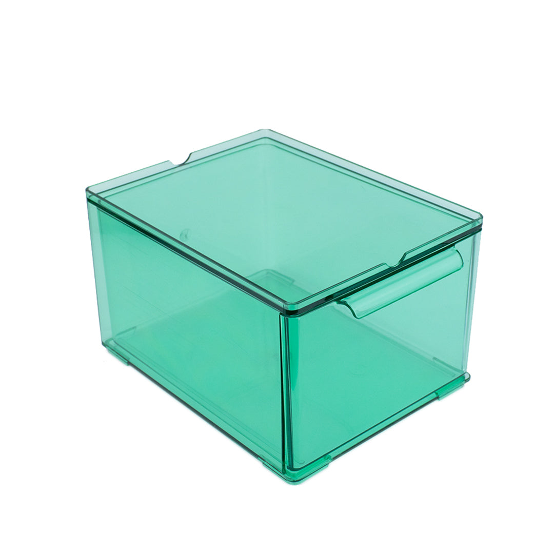 Caja Acrílico Transparente Verde