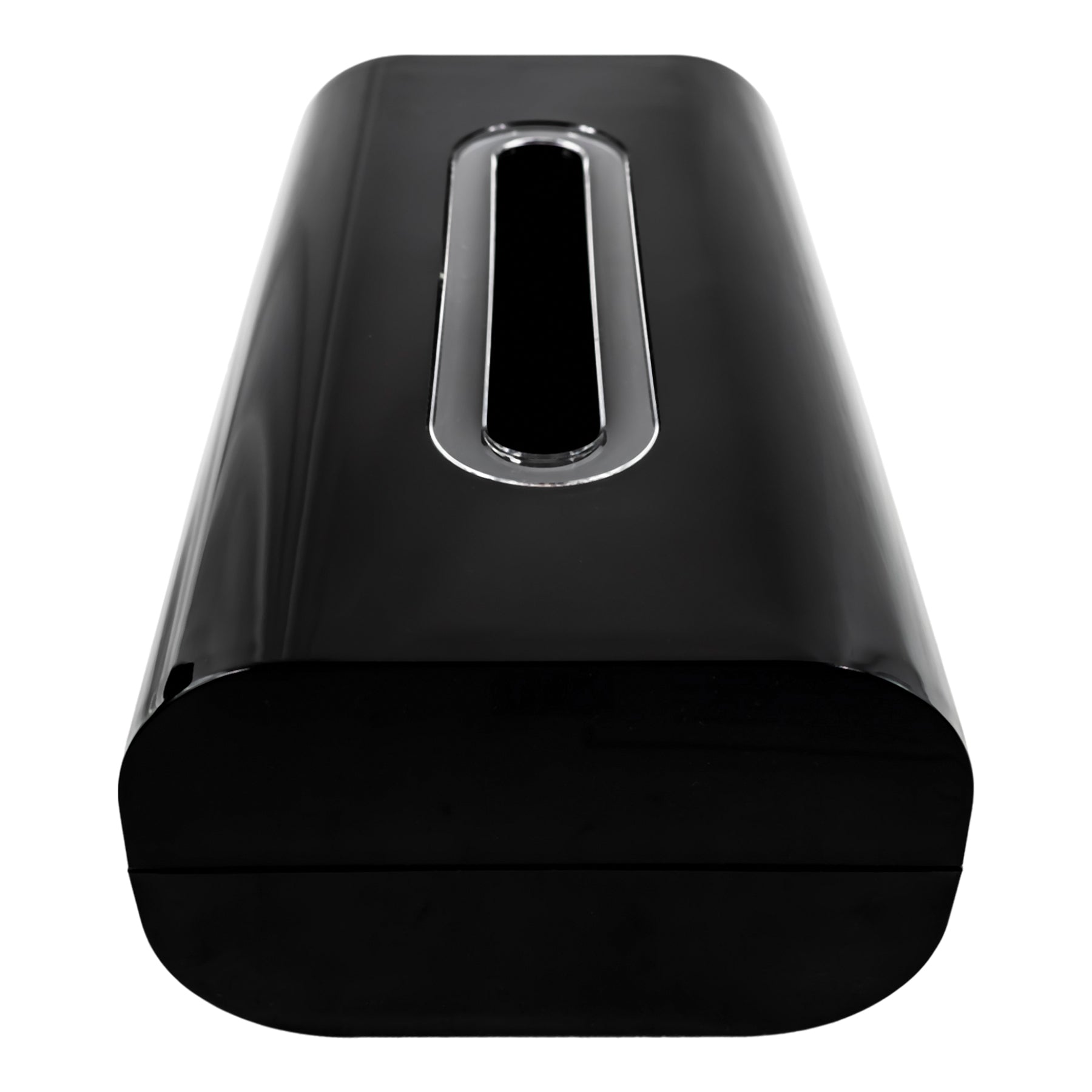 Dispensador de Pañuelos Rectangular Negro Lacado