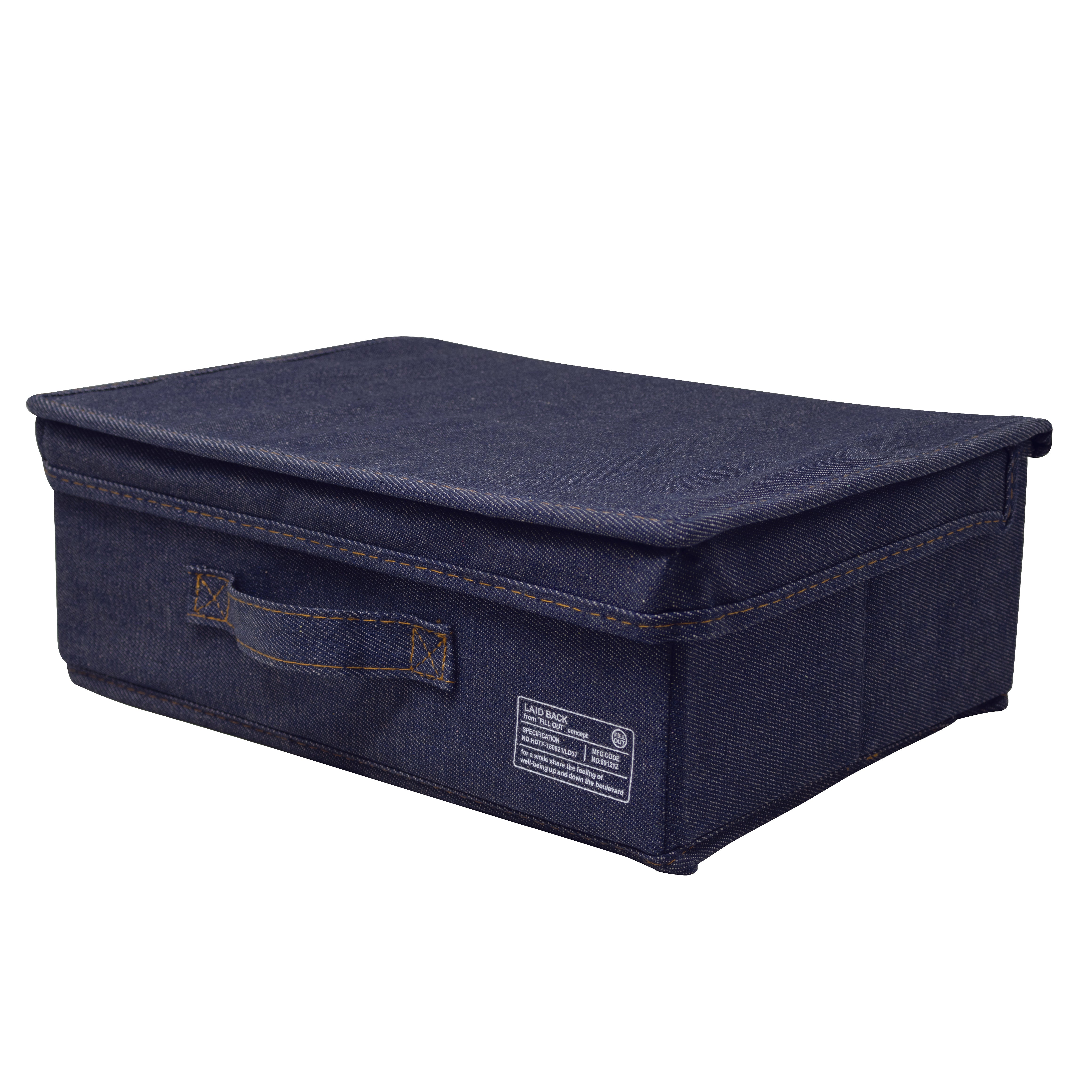 Caja de Almacenamiento de Mezclilla