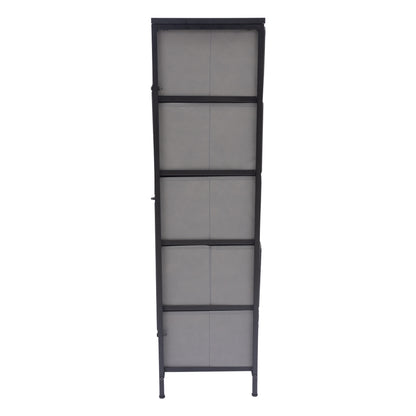Cajonera Vertical Gris de 5 Cajones