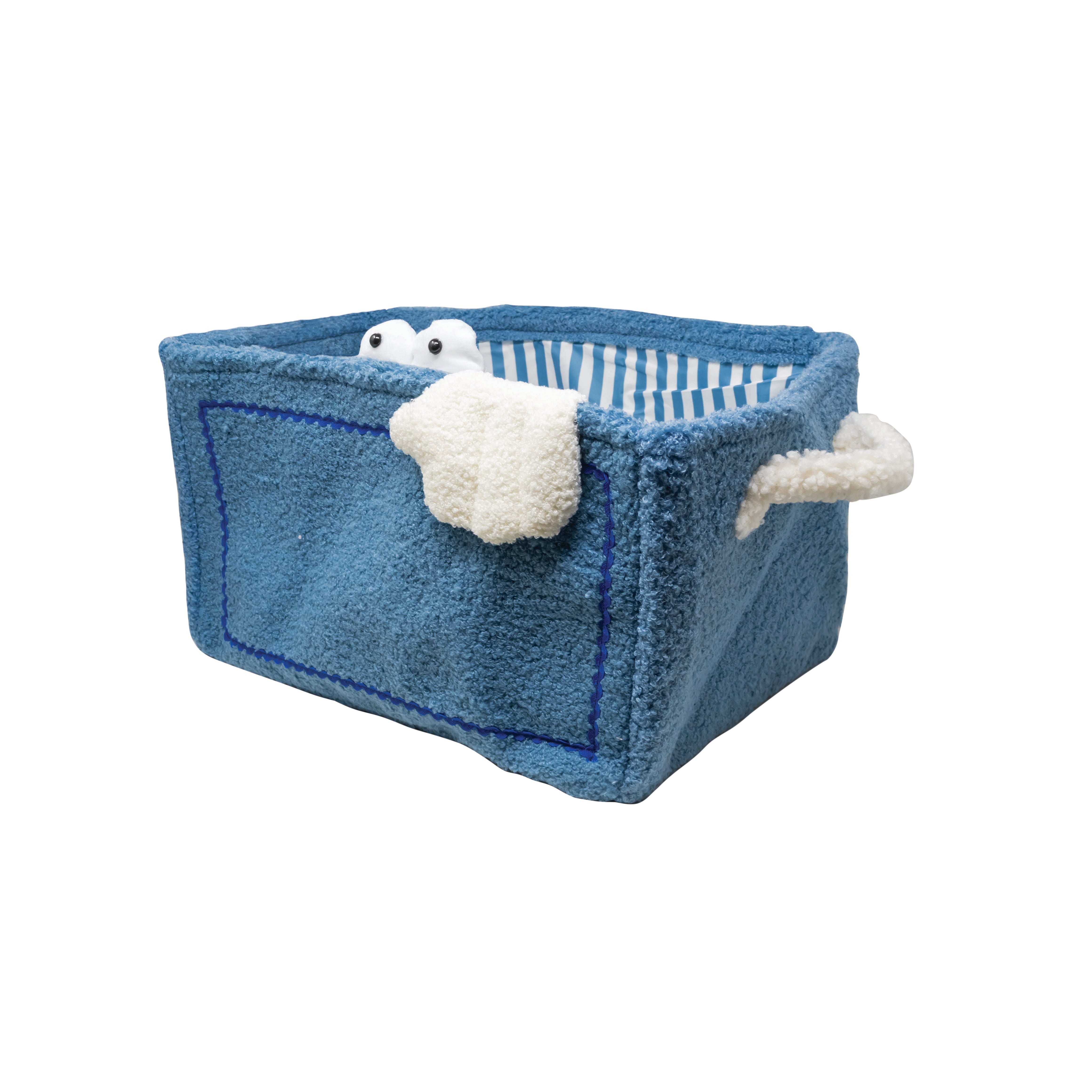 Cesta Organizadora de Tela - Monstruo Azul