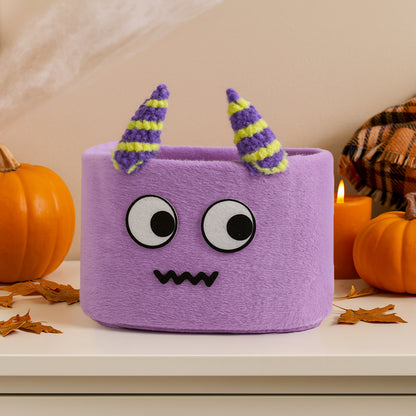 Cesta Organizadora de Tela - Monstruo Morado