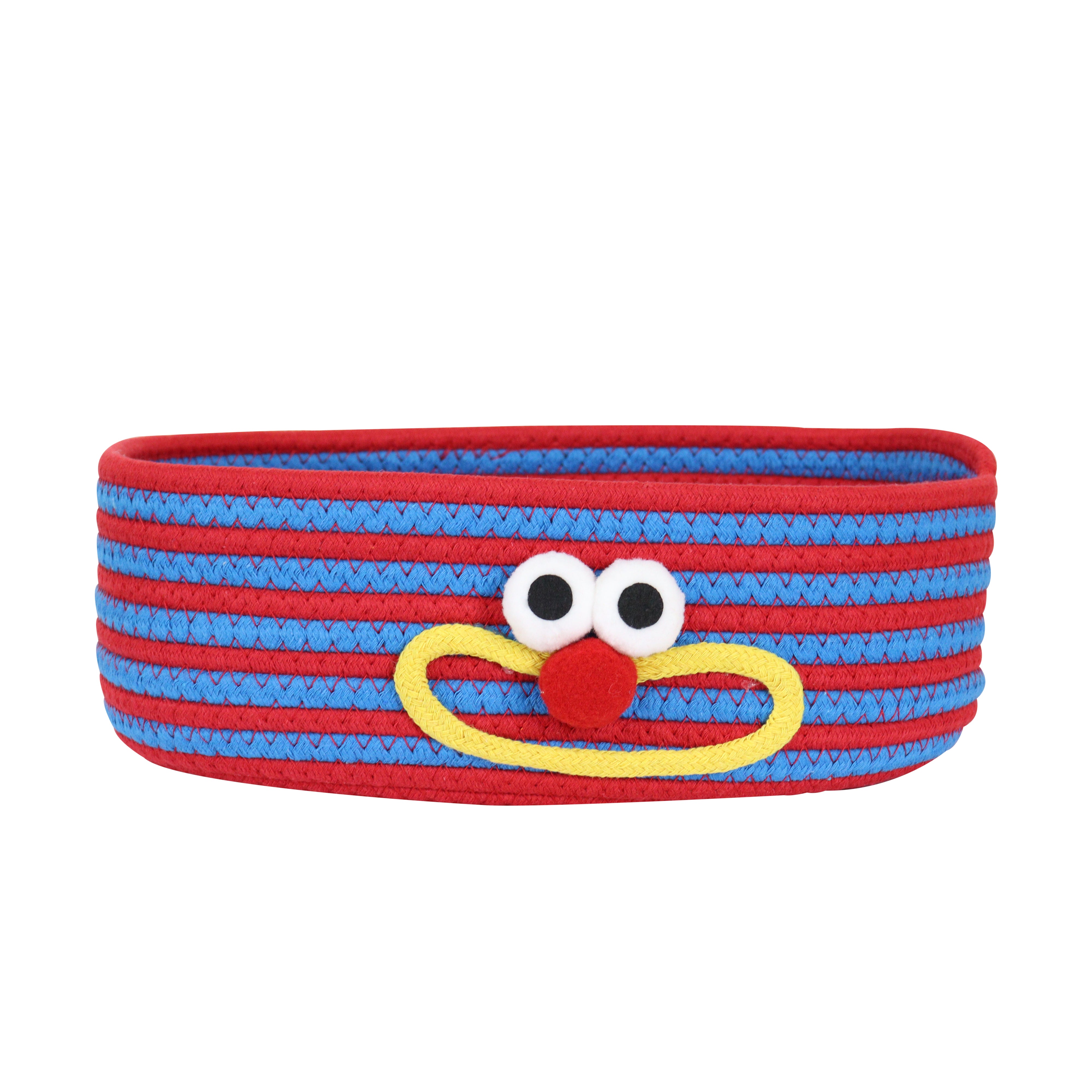 Cesta Organizadora de Tela Diseño Payaso - Rojo Azul