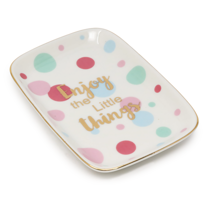 Charola para Joyería Cerámica 15.5 x 10.5 cm – Varios Diseños