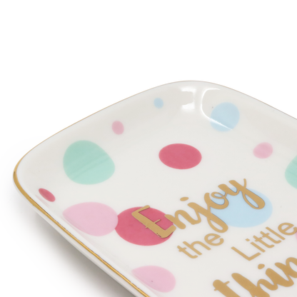 Charola para Joyería Cerámica 15.5 x 10.5 cm – Varios Diseños