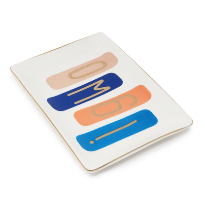 Charola para Joyería Cerámica 15.5 x 10.5 cm – Varios Diseños