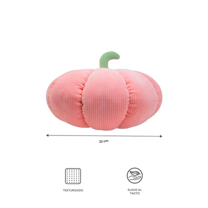 Cojín Suave Calabaza Rosa - 35cm