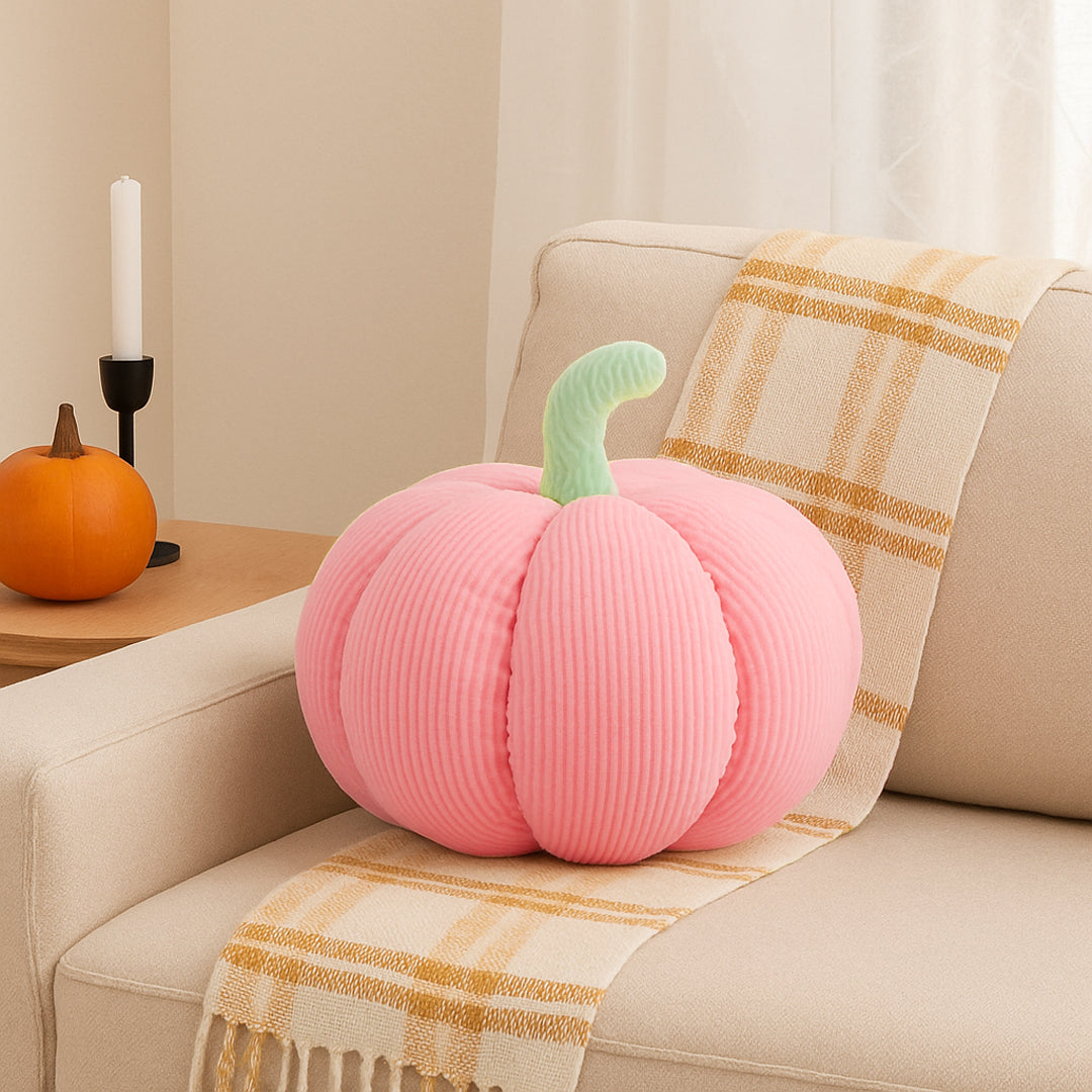 Cojín Suave Calabaza Rosa - 35cm