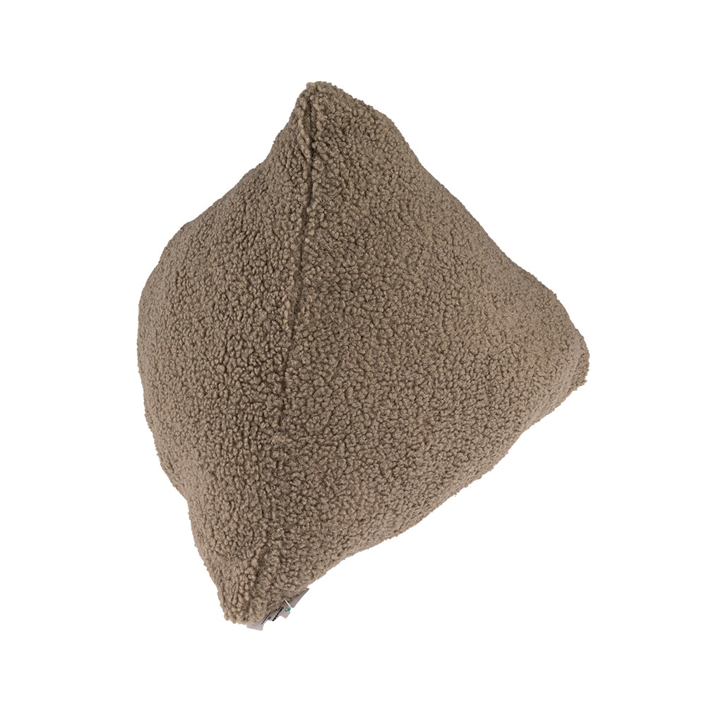 Cojín Suave de Pirámide - Café 37 cm