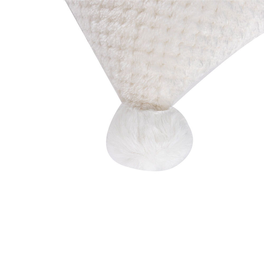 Cojín Suave Cuadrado Blanco 45cm - Ideën
