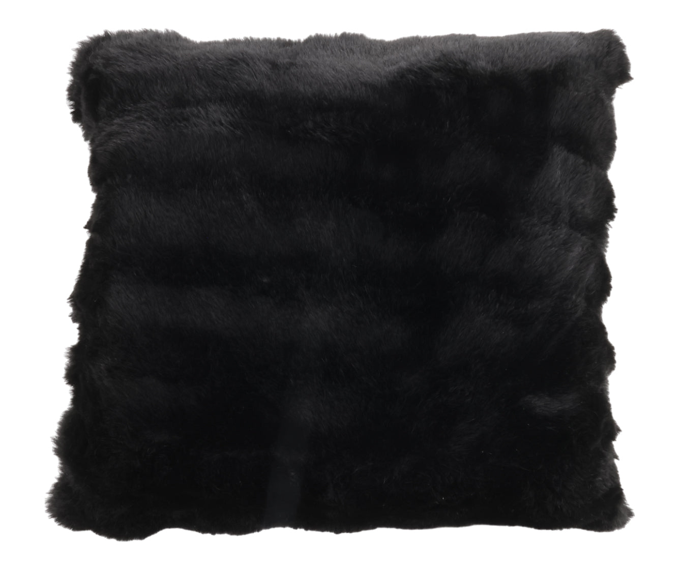 Cojín Suave Cuadrado Negro - 45CM