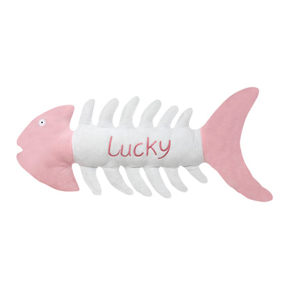 Peluche Esqueleto de Pescado "Lucky" - Rosa