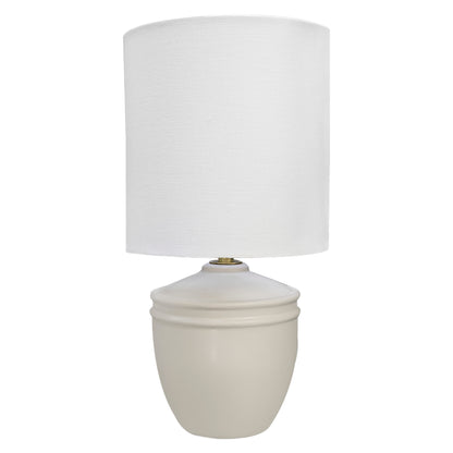 Mini Lámpara de Buró con Base de Cerámica 34.9 cm