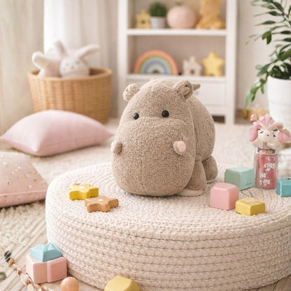 Muñeco de Peluche - Hipopótamo Gris