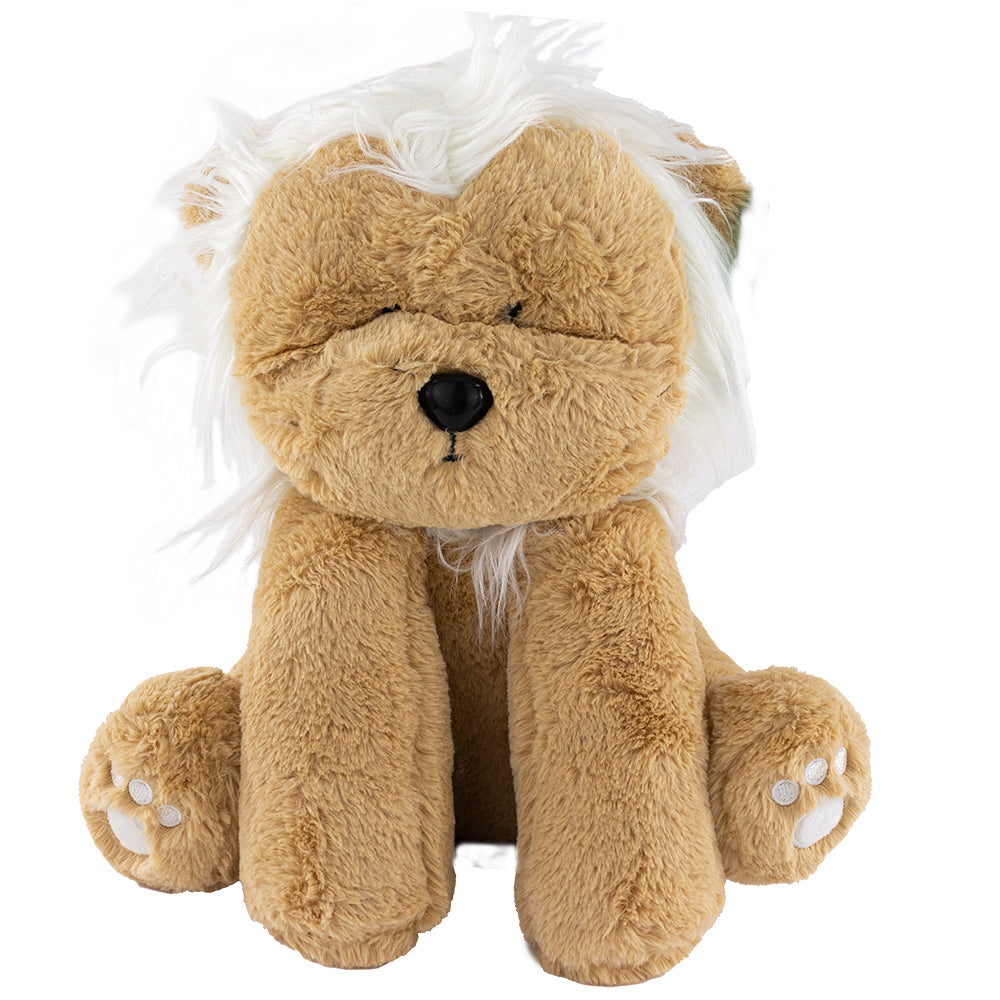 Muñeco de Peluche - León Melena Blanca