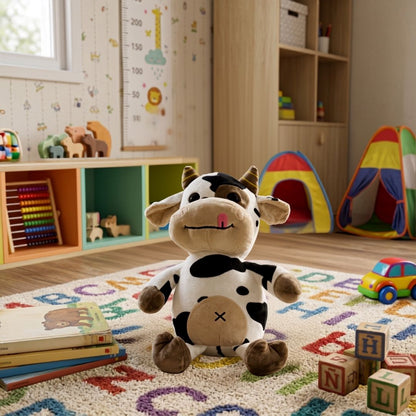 Muñeco Suave de Peluche - Diseño Vaca