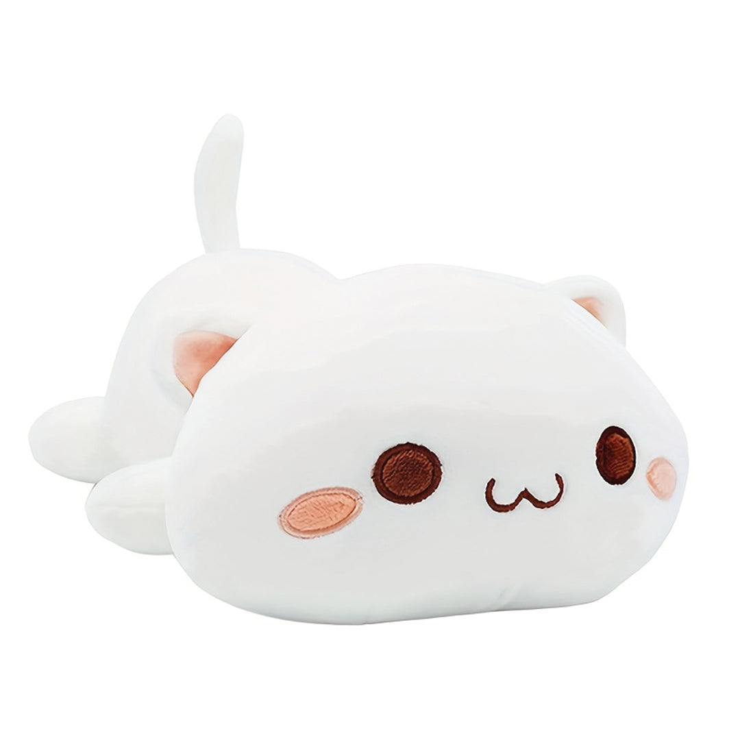 Muñecos de Peluche - Gato Acostado Blanco