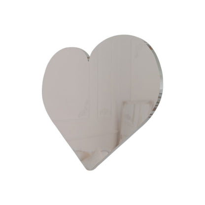 Sticker tipo Espejo de Cristal Adhesivo Corazón