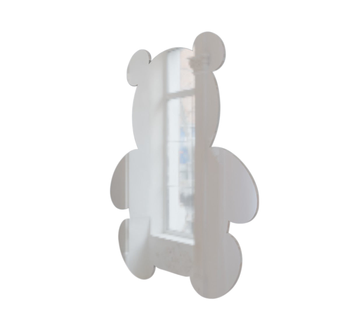 Espejo de Cristal Adhesivo con Forma de Oso