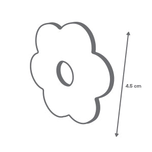 Espejo de Cristal Adhesivo en Forma de Flor
