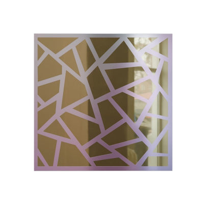 Sticker de Espejo Decorativo - Mosaico Geométrico
