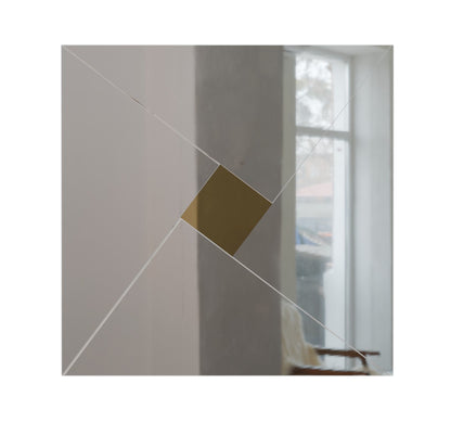 Sticker de Espejo Decorativo - Triángulos Entrelazados