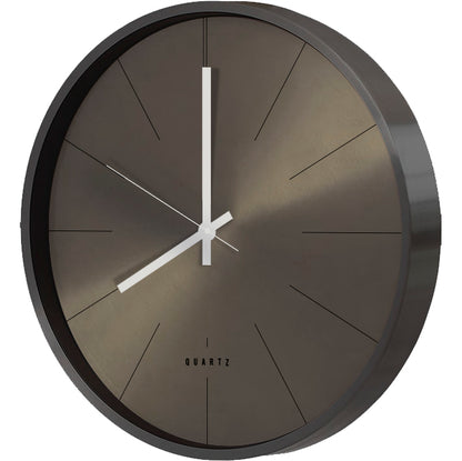Reloj Pared Aluminio Ocre Oscuro