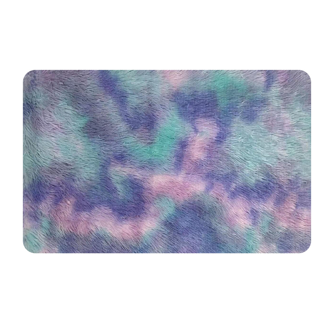 Tapete Unicornio Tonos Azules y Morados - 80x50 cm