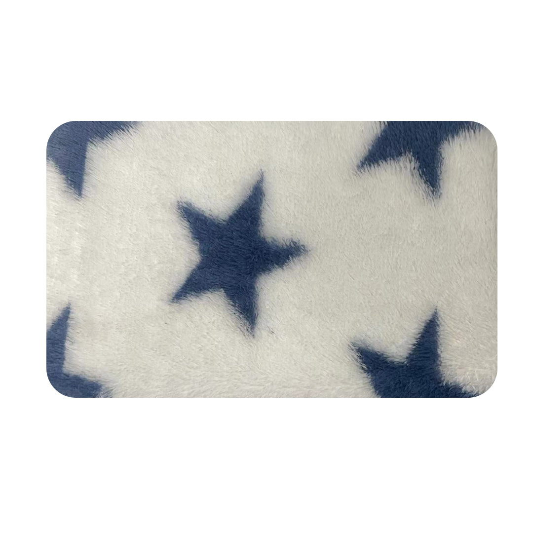 Tapete Estrellas Blanco y Azul - 80x50 cm