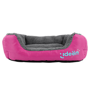 Cama para Mascotas Acolchonada Color Rosa - Suave, Resistente y Cómoda