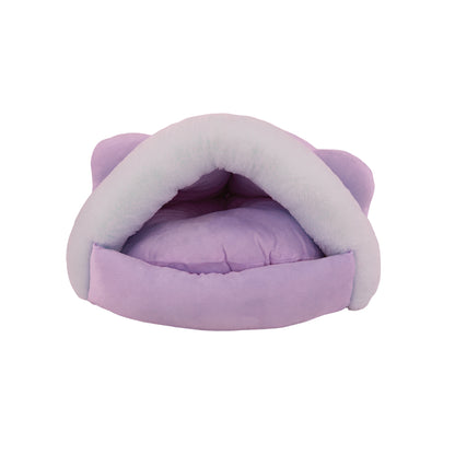 Cama Cueva para Gatos Color Lila - Mediana