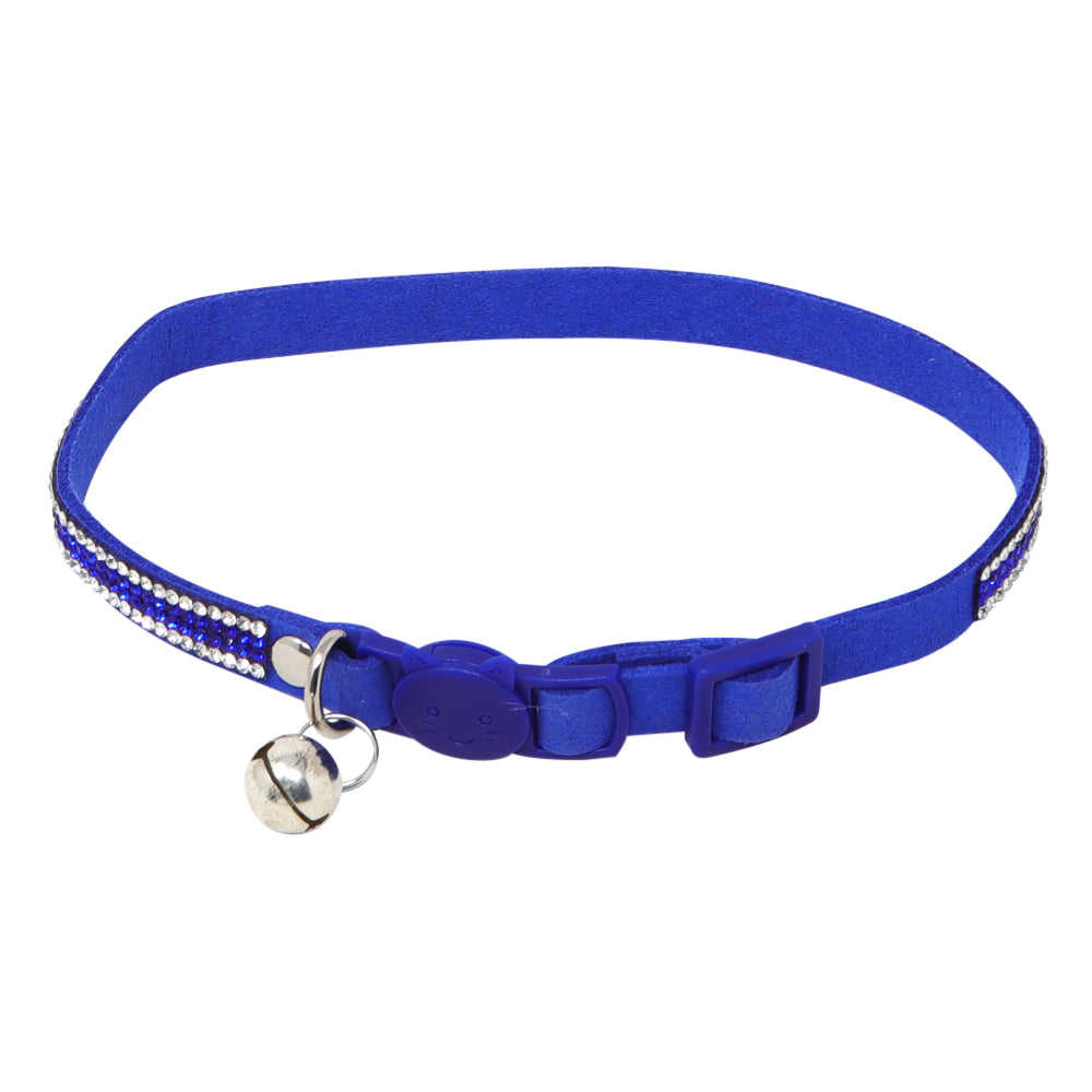 Collar para Mascota Azul con Cascabel - 26 cm