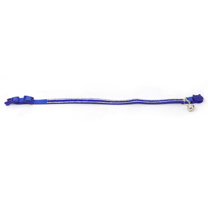 Collar para Mascota Azul con Cascabel - 26 cm