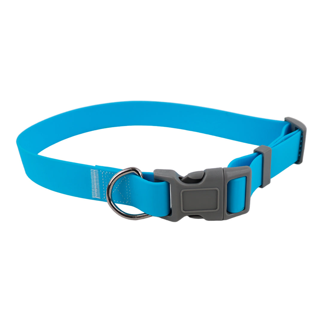 Collar para Perro Silicón Azul - 45 cm
