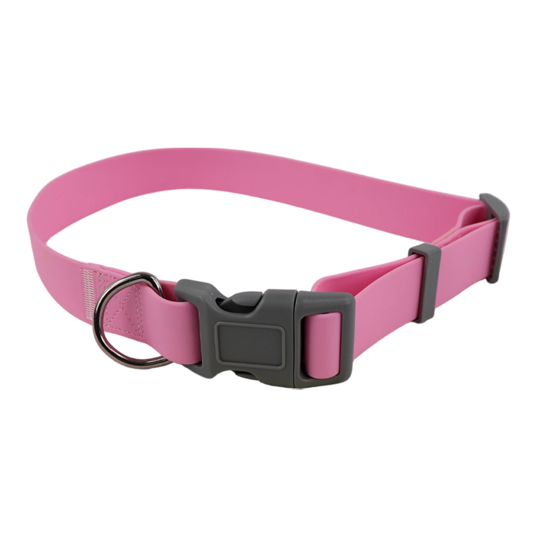 Collar para Perro Silicón Rosa - 45 cm