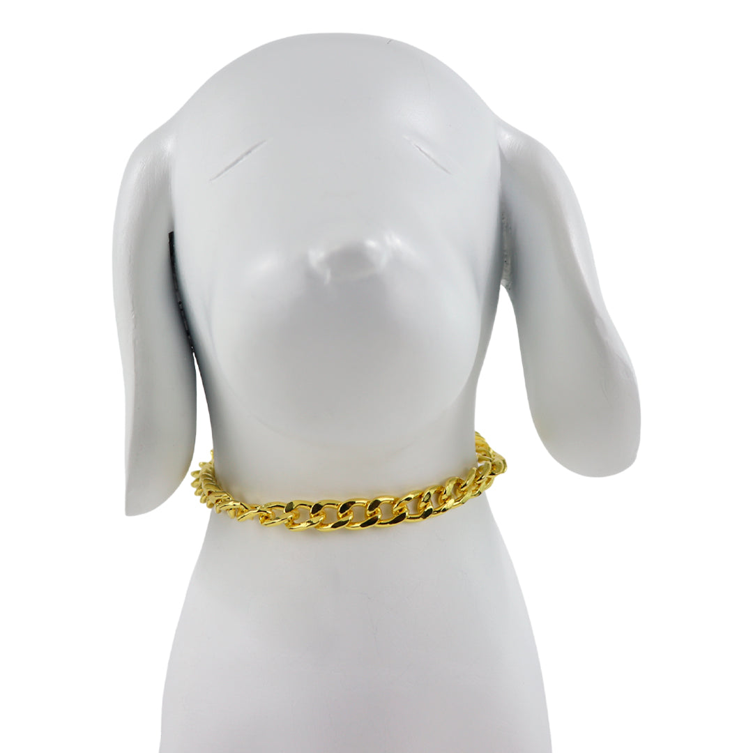Collar de Cadena - Acabado Dorado Brillante - 50 cm