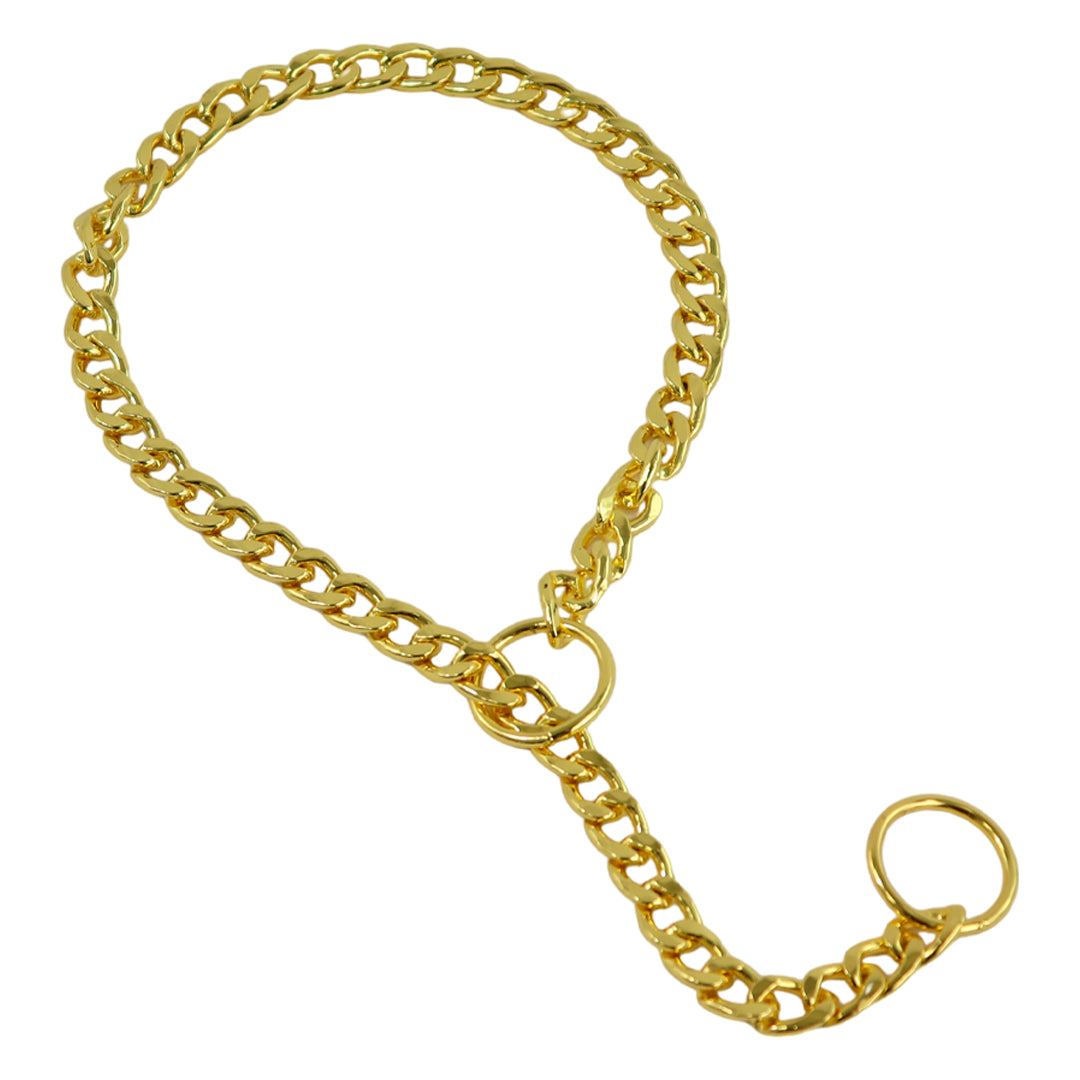 Collar de Cadena - Acabado Dorado Brillante - 50 cm